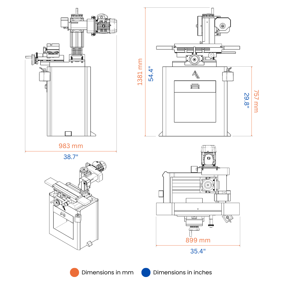 T-480 - Tool & Cutter Grinding Machine