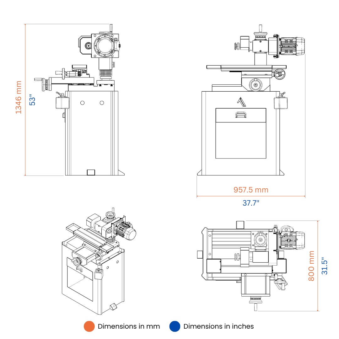 T-401 Tool and Cutter Grinding Machine