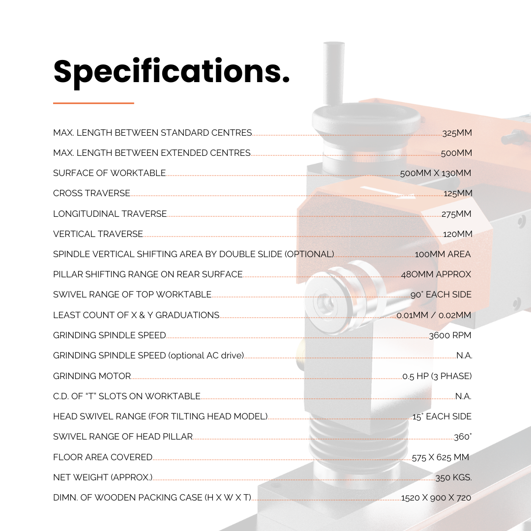 Tool & Cutter Grinding Machine
