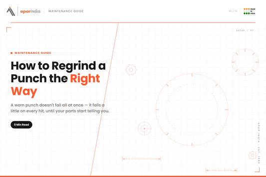 How to Regrind a Punch the Right Way
