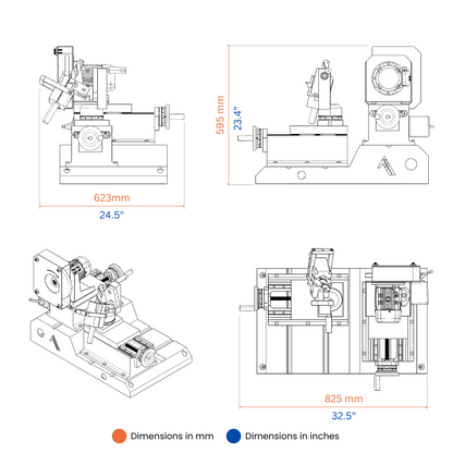 Drill Resharpening Machine Tabletop